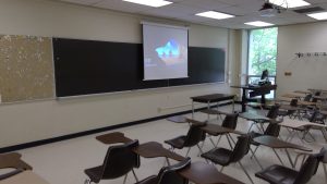 View of the classroom. 