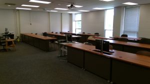 View of the classroom. 