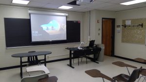 View of the classroom. 