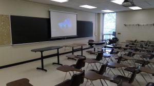 View of the classroom. 