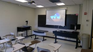 View of the classroom. 