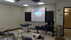 View of the classroom. 