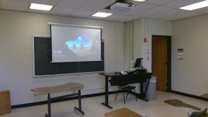 View of the classroom. 