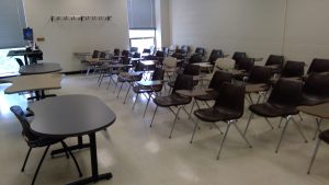 View of the classroom. 