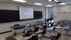 View of the classroom. 