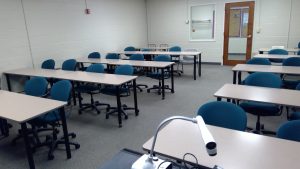 View of the classroom. 