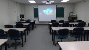 View of the classroom. 