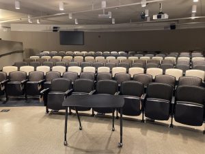 View of the classroom. 