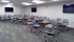 View of the classroom. 