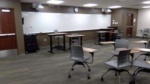 View of the classroom. 