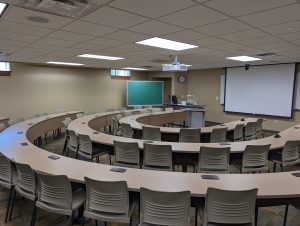 View of the classroom. 