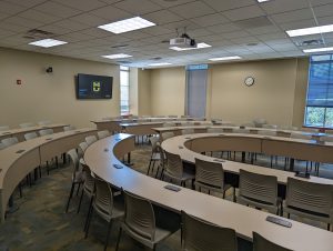 View of the classroom. 