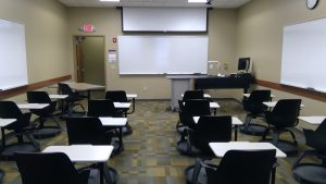 View of the classroom. 