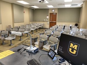 View of the classroom. 