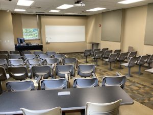 View of the classroom. 