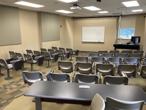 View of the classroom. 