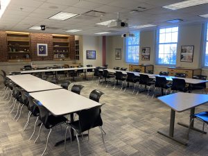 View of the classroom. 