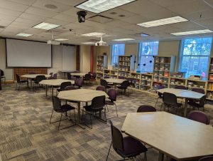 View of the classroom. 