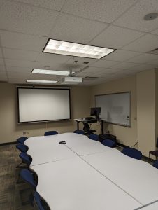 View of the classroom. 