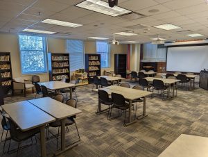 View of the classroom. 