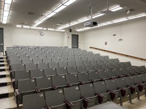 View of the classroom. 