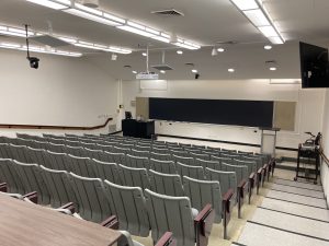 View of the classroom. 