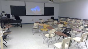 View of the classroom. 