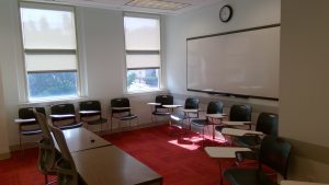 View of the classroom. 