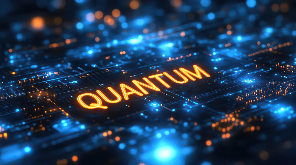 Quantum computing graphic